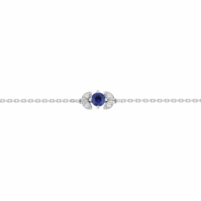 Blue Flower Bracelet