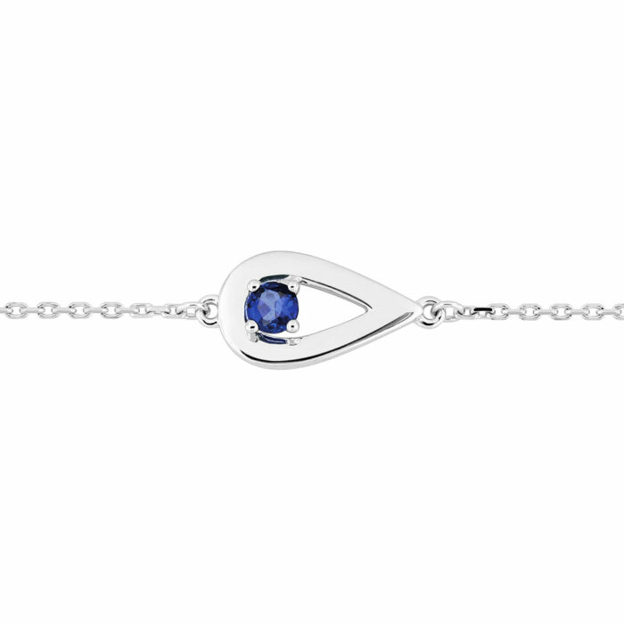 Blue Goutte Bracelet - Sapphire Gold