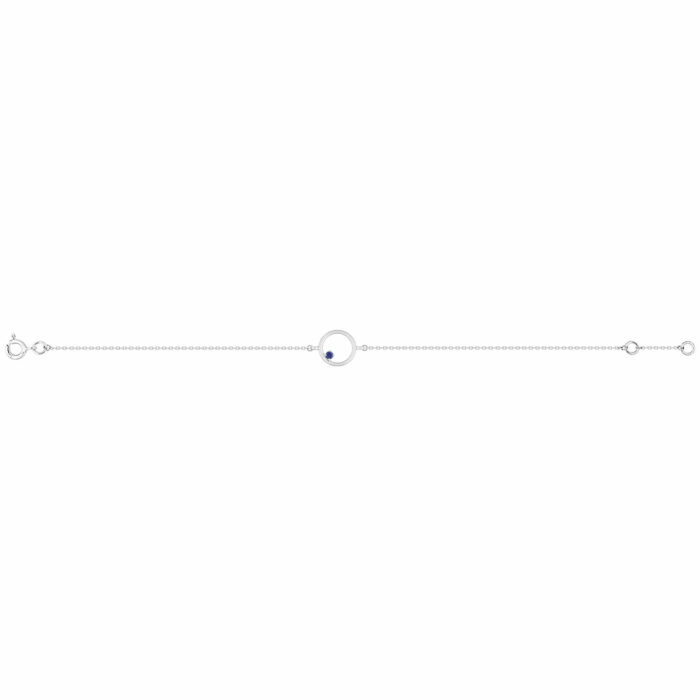 Circle Sapphire Bracelet - Image 2