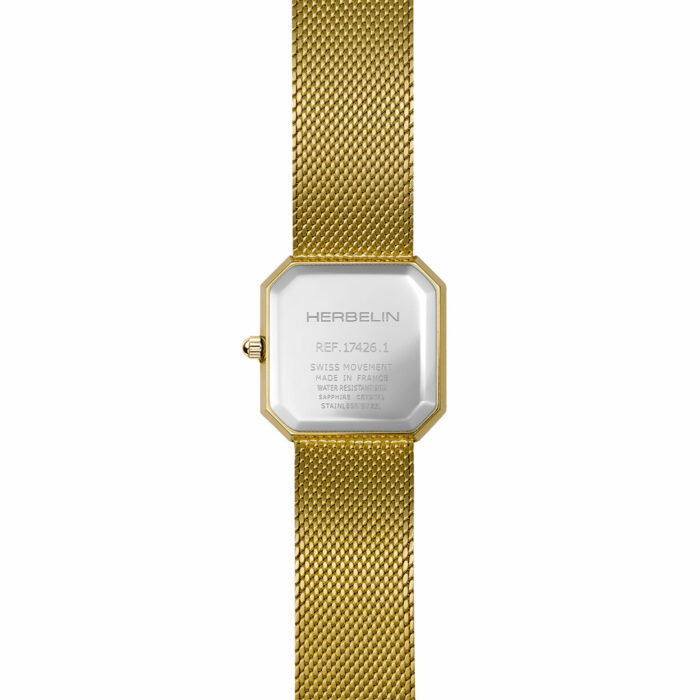 Gold Octogone Watch Herbelin - Image 3