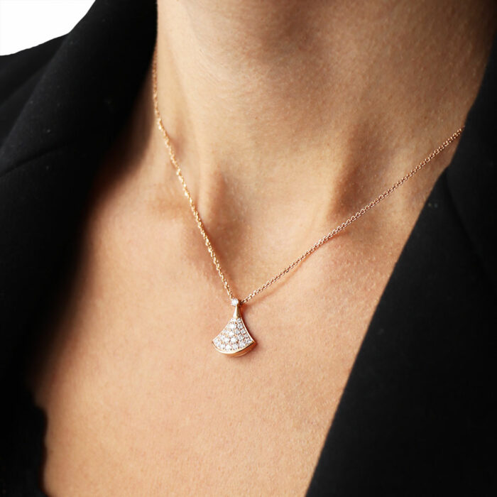 Bulgari Divas Dream Necklace Rose Gold Diamond - Image 2