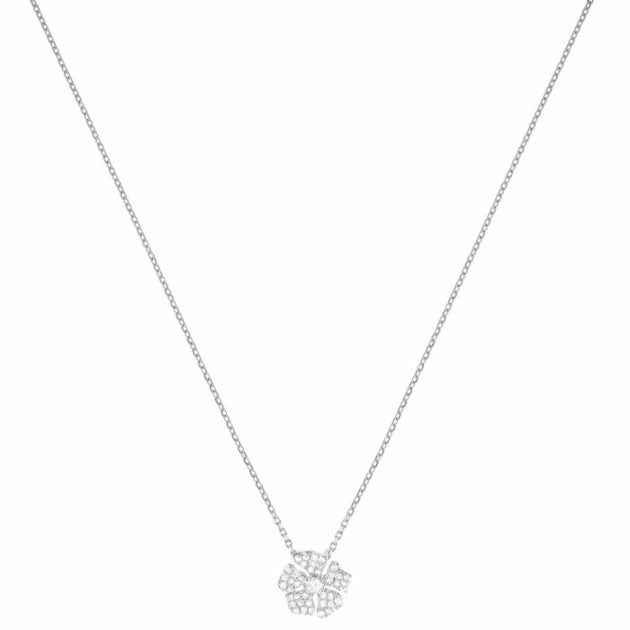 The Rose Diamond Necklace - White Gold - Image 3