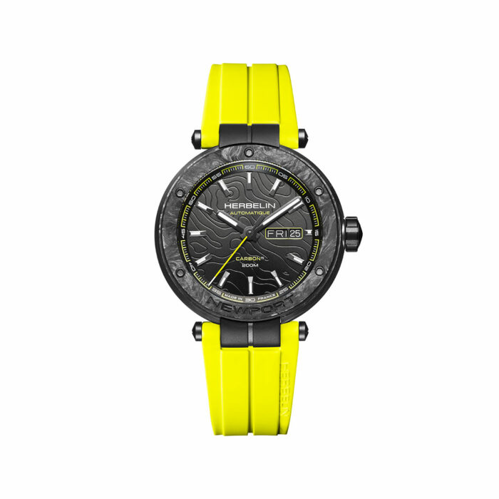 Newport Carbon Titanium Watch Herbelin