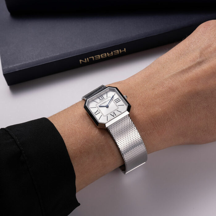 Silver Octogone Watch Herbelin - Image 2