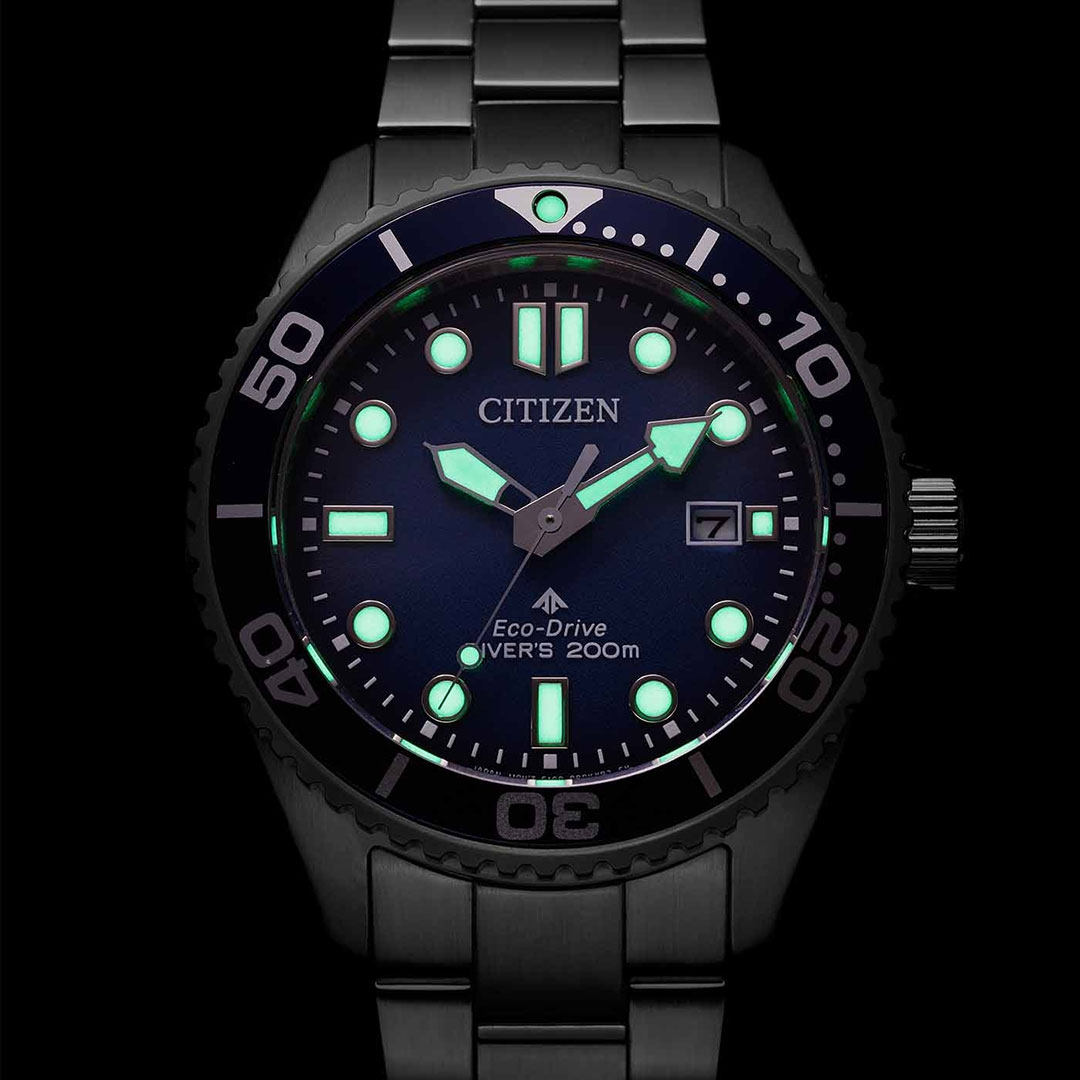Citizen Promaster Diver Steel Blue Watch BN0260-54L - Image 5