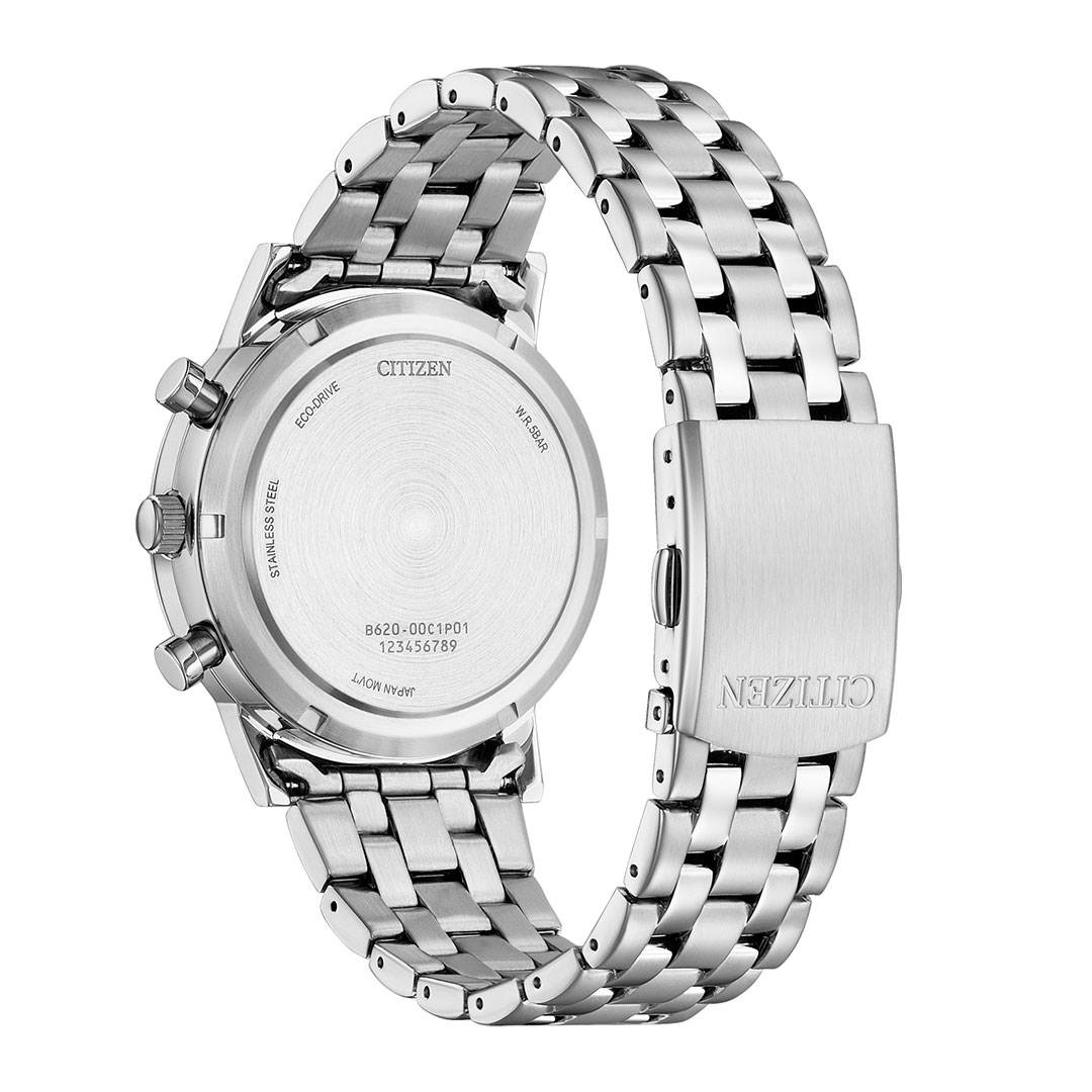 Citizen Classic Chronograph Steel Black Watch CA4630-53E - Image 3