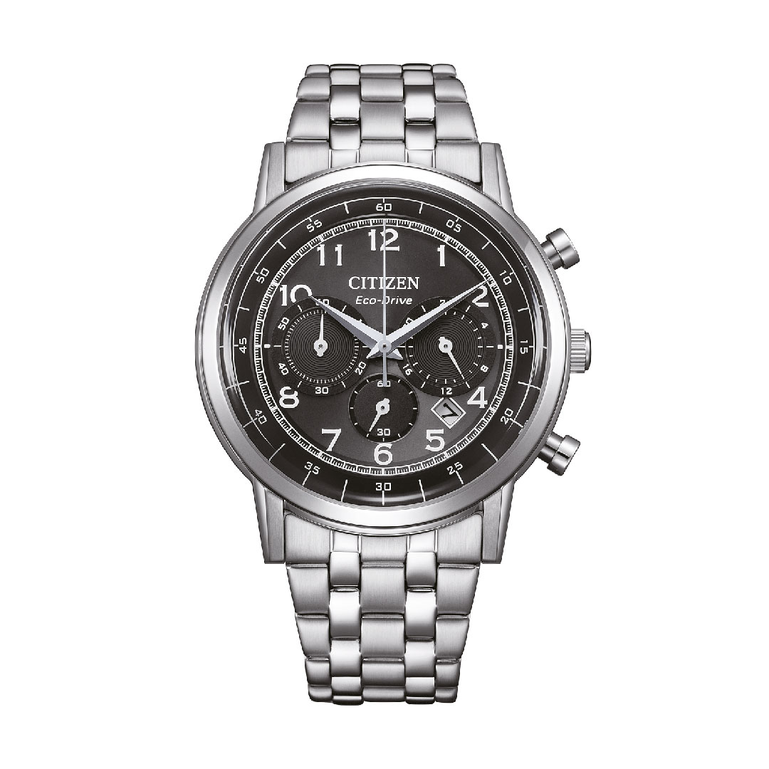 Citizen Classic Chronograph Steel Black Watch CA4630-53E