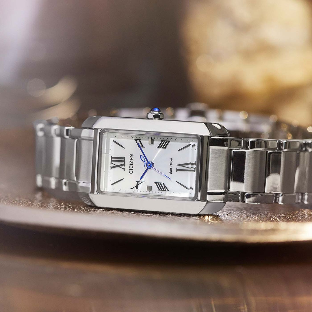 Citizen L Elongated Square Watch EW5620-55A - Image 4