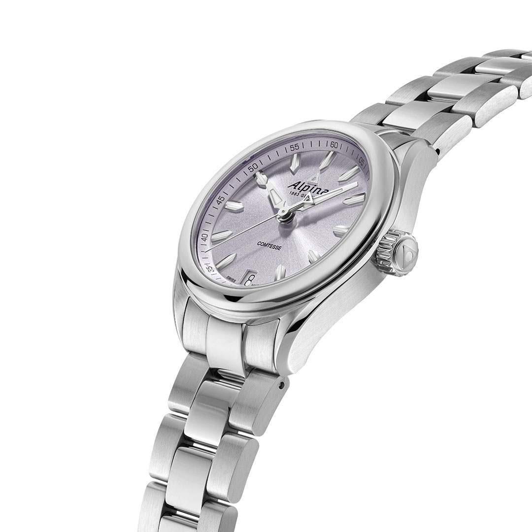 Alpina Comtesse Purple Dial Watch AL-240LP2C6B - Image 2