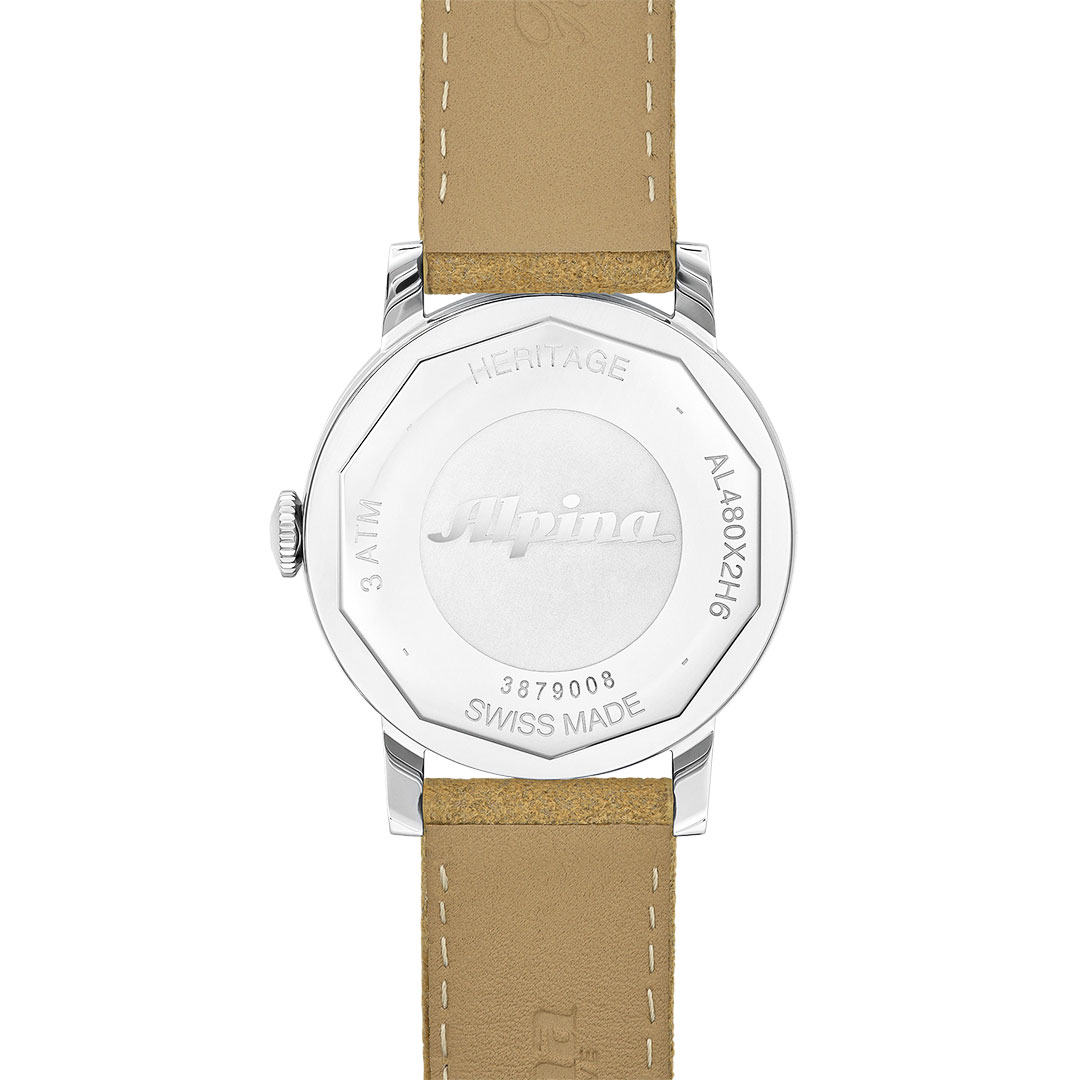 Alpina Heritage Tropic Proof Handwinding Watch Black AL-480B2H6 - Image 5