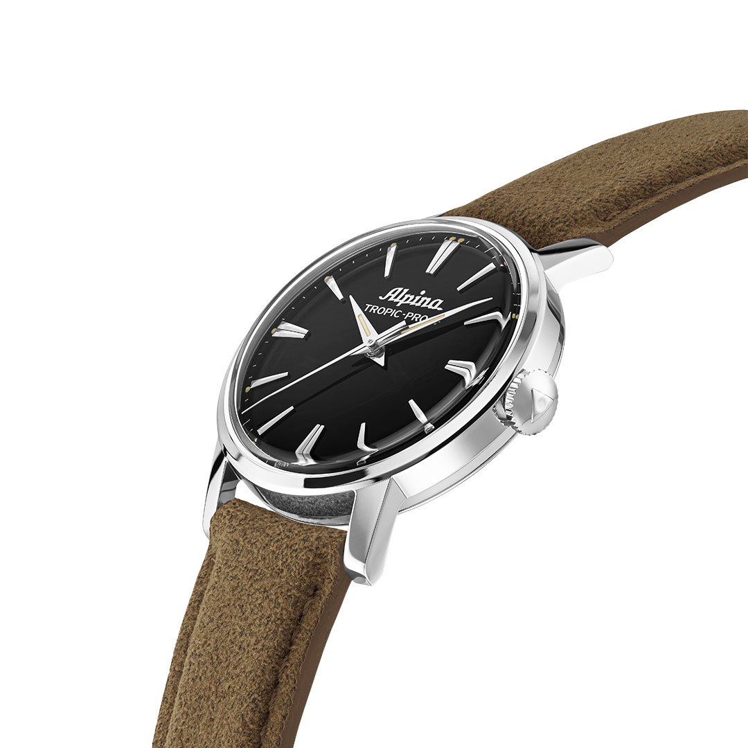 Alpina Heritage Tropic Proof Handwinding Watch Black AL-480B2H6 - Image 4