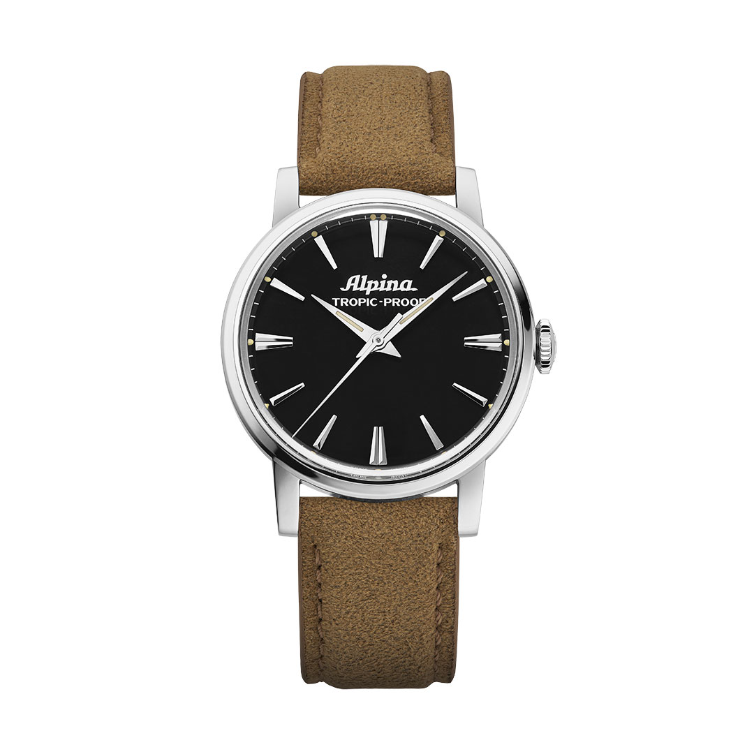 Alpina Heritage Tropic Proof Handwinding Watch Black AL-480B2H6