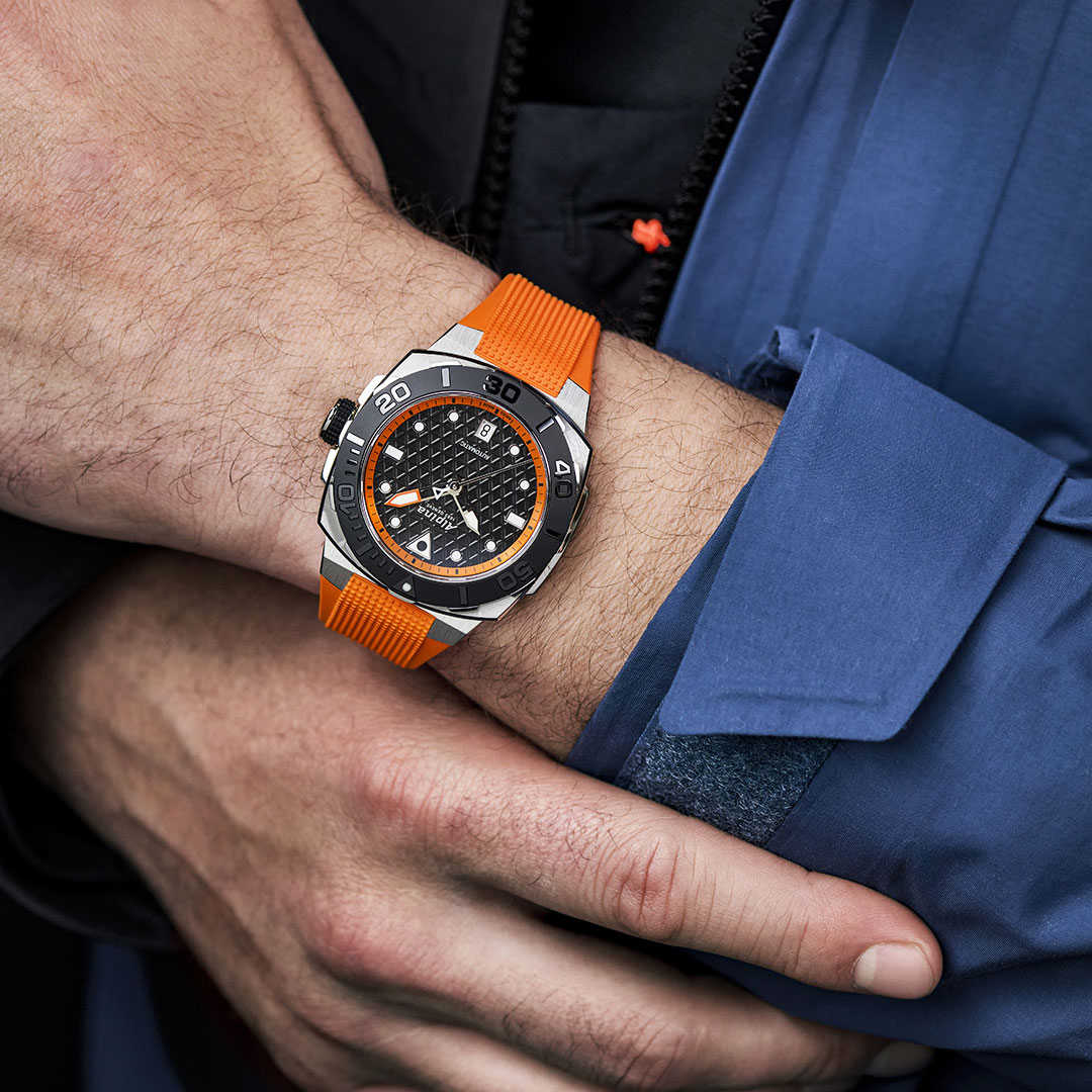 Alpina Seastrong Diver Extreme Orange Watch AL-525BO3VE6 - Image 3