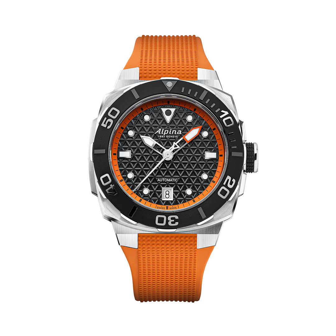 Alpina Seastrong Diver Extreme Orange Watch AL-525BO3VE6