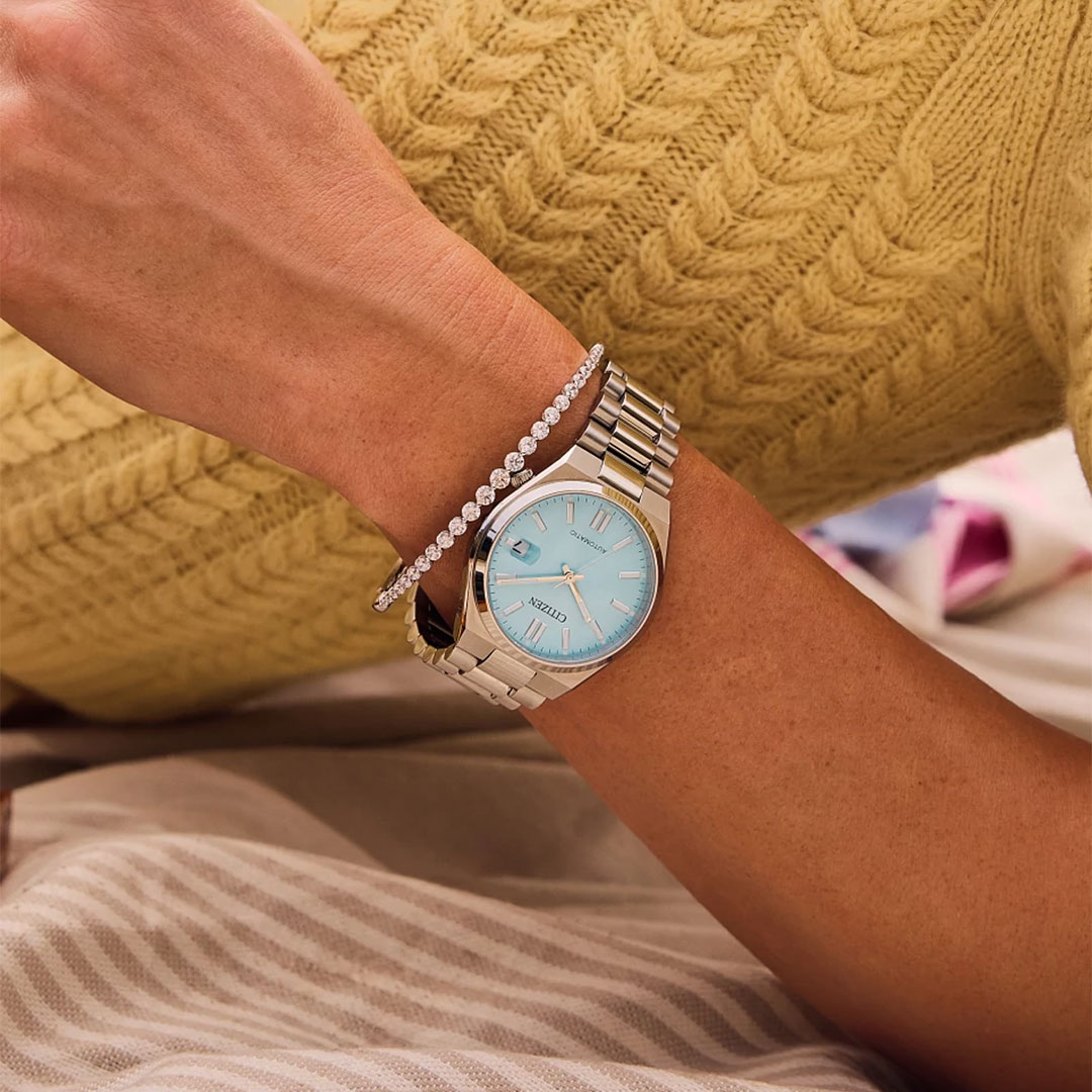 Citizen Tsuyosa Ice Blue Watch NJ0200-50L - Image 4