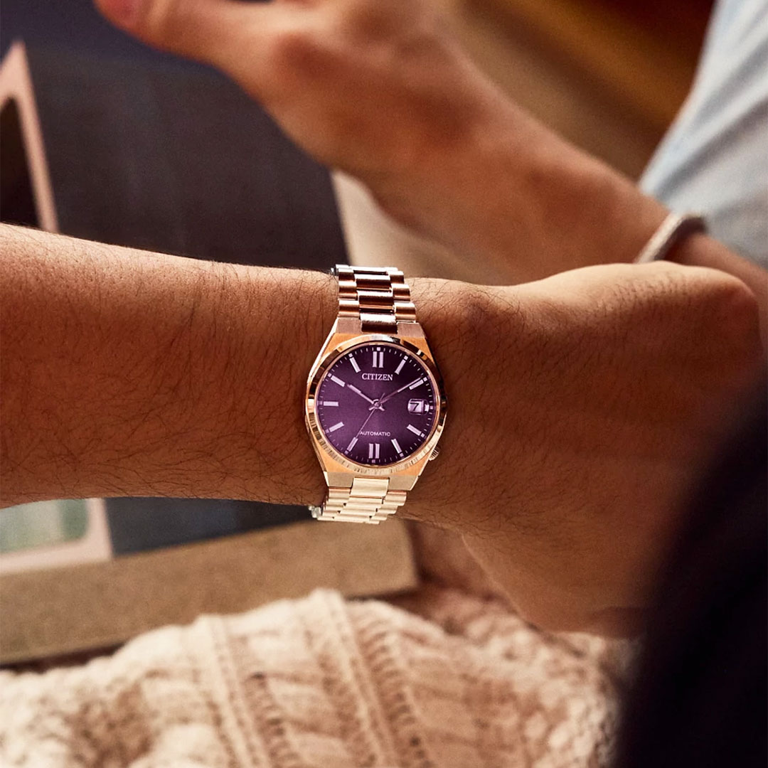 Citizen Tsuyosa Purple Dial Watch NJ0200-50W - Image 5