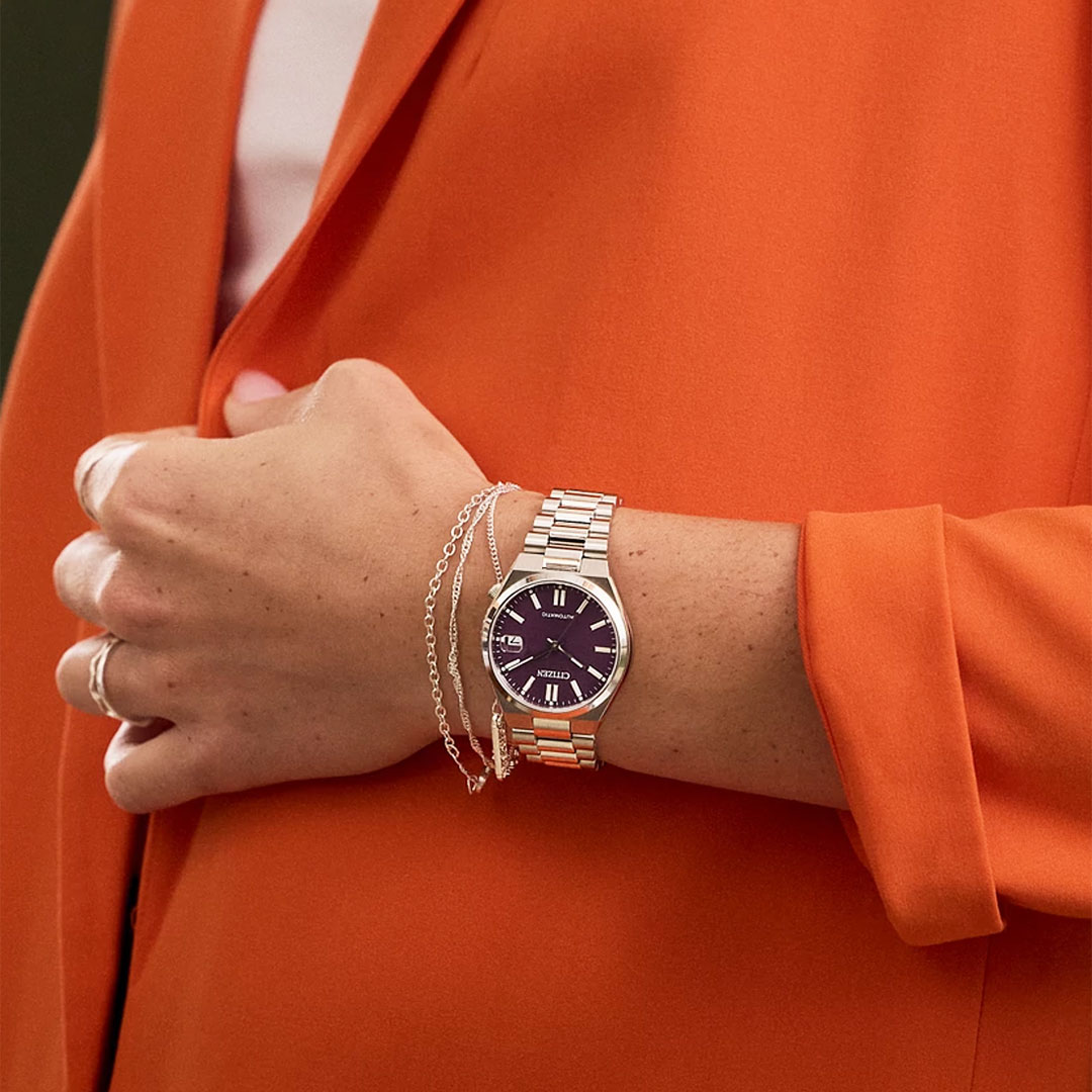 Citizen Tsuyosa Purple Dial Watch NJ0200-50W - Image 2