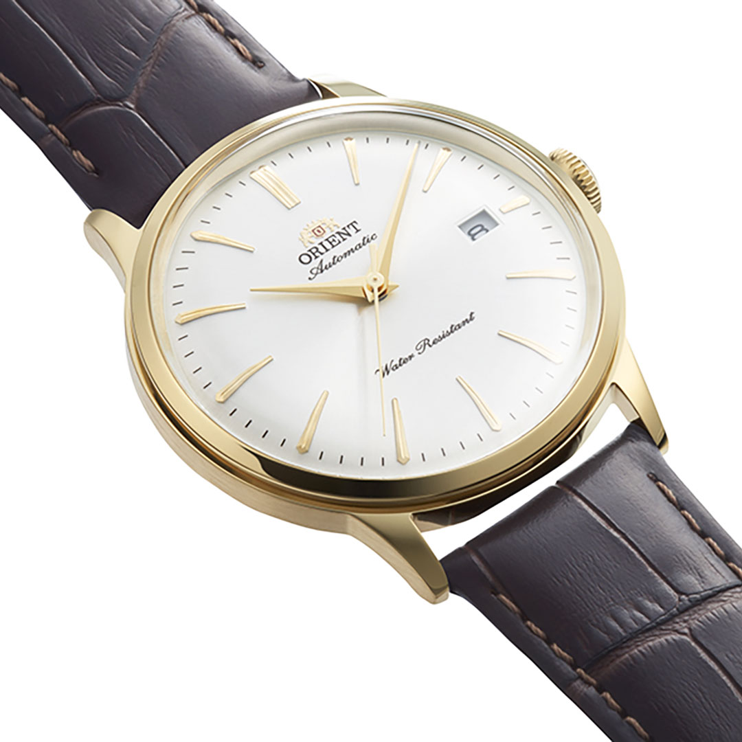 Orient Bambino 40.5mm Gold Dial Watch RA-AC0028S - Image 2