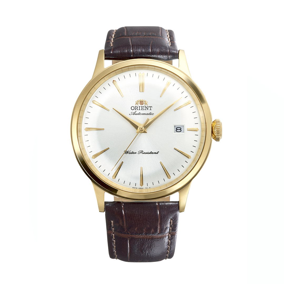 Orient Bambino 40.5mm Gold Dial Watch RA-AC0028S