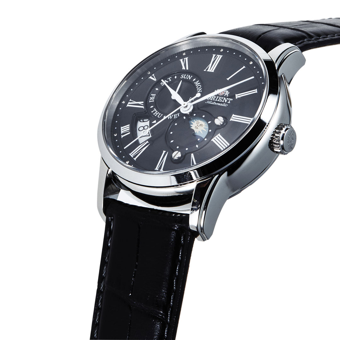 Orient Sun & Moon Watch Black RA-AK0010B - Image 2