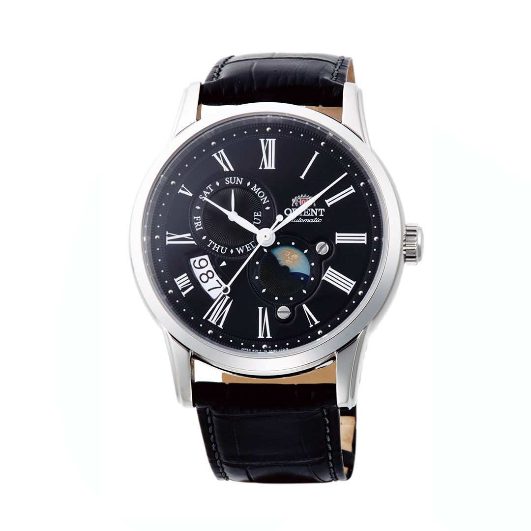 Orient Sun & Moon Watch Black RA-AK0010B